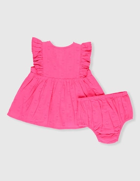 Vestido con calzón Mon Caramel manga mariposa para bebé niña