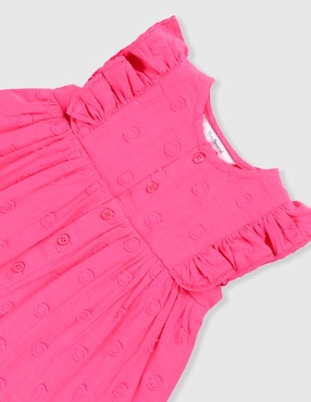 Vestido con calzón Mon Caramel manga mariposa para bebé niña