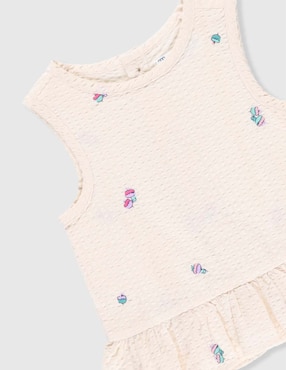 Conjunto Mon Caramel de algodón para bebé niña