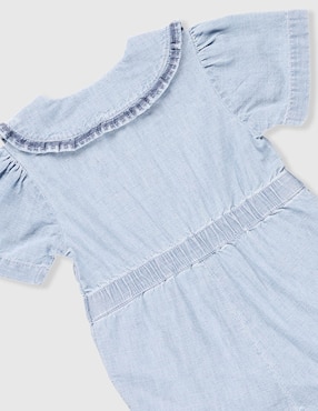 Jumpsuit corto Mon Caramel de algodón para bebé niño