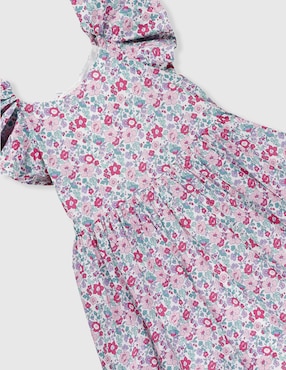 Vestido con calzón Mon Caramel manga mariposa para niña