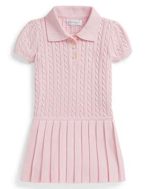 Vestido Polo Ralph Lauren manga corta para bebé niña