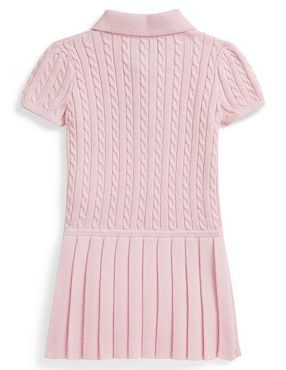 Vestido Polo Ralph Lauren manga corta para bebé niña