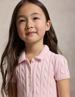 Vestido Polo Ralph Lauren manga regular para bebé niña