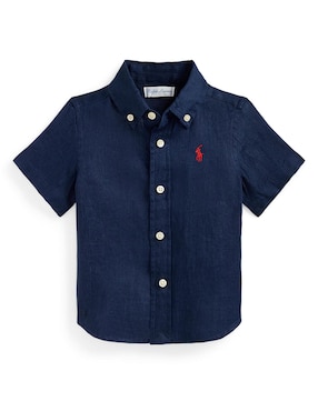 Camisa casual Polo Ralph Lauren de algodón manga corta para bebé niño
