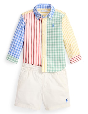 Conjunto Polo Ralph Lauren de algodón para bebé niño
