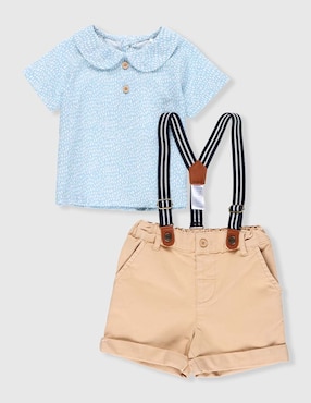 Conjunto Mon Caramel de algodón para bebé niña