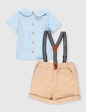 Conjunto Mon Caramel de algodón para bebé niña