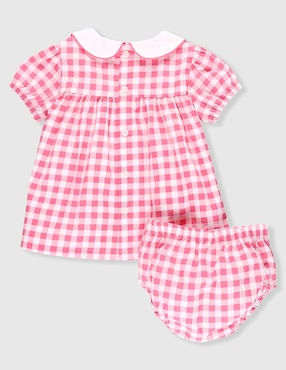 Vestido con calzón Mon Caramel manga globo para bebé niña
