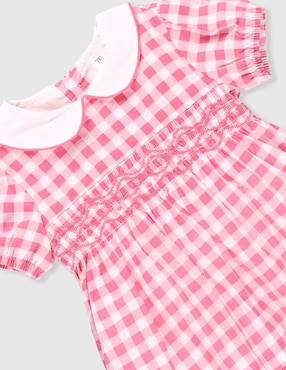 Vestido con calzón Mon Caramel manga globo para bebé niña