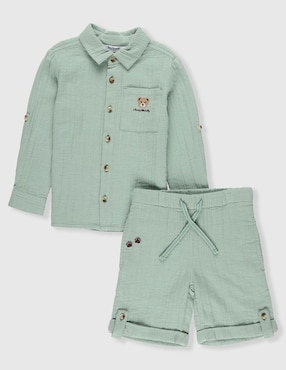 Conjunto Mon Caramel de algodón para bebé niño