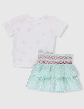 Conjunto Mon Caramel de algodón para bebé niña