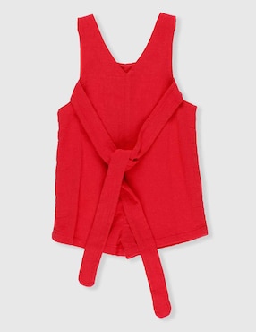 Jumpsuit corto Mon Caramel de algodón para bebé niña