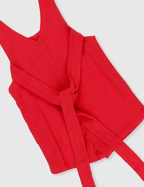 Jumpsuit corto Mon Caramel de algodón para bebé niña