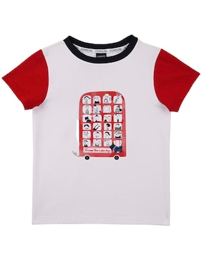 Playera Ferrioni Gross manga corta para bebé niño