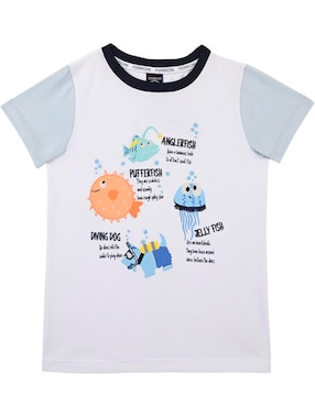 Playera Ferrioni Tani manga corta para bebé niño