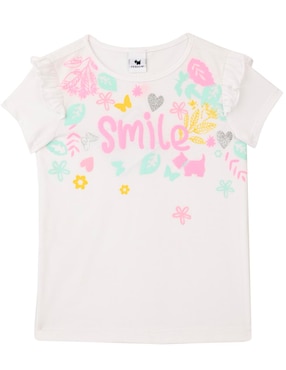 Playera Ferrioni Bellisa manga corta para bebé niña