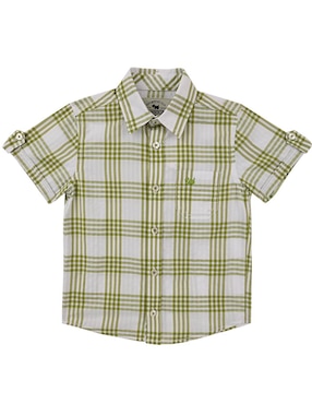 Camisa casual Ferrioni Amun de algodón manga corta para bebé niño