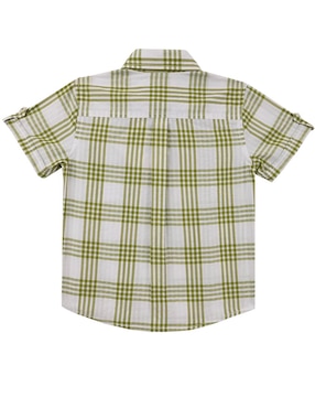 Camisa casual Ferrioni Amun de algodón manga corta para bebé niño