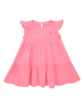 Vestido Ferrioni Malibu manga mariposa para bebé niña