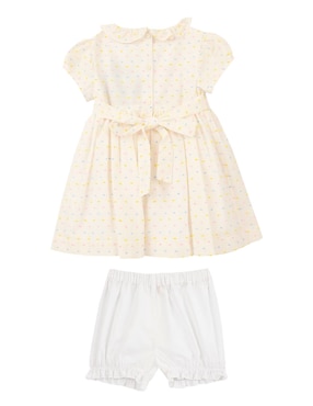Vestido Ferrioni manga globo para bebé niña