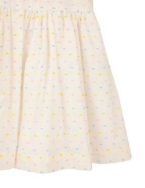 Vestido Ferrioni manga globo para bebé niña
