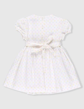 Vestido Ferrioni Pintta manga globo para bebé niña