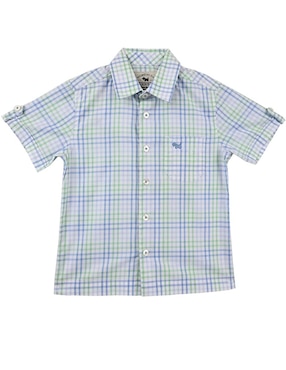 Camisa casual Ferrioni Hede de algodón manga corta para bebé niño