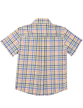 Camisa casual Ferrioni Walda de algodón manga corta para bebé niño