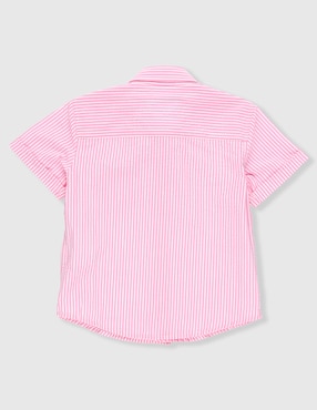 Camisa casual Ferrioni de algodón manga corta para bebé niño