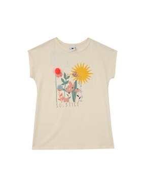 Playera Ferrioni Solstice manga corta para bebé niña