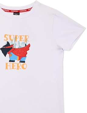 Playera Ferrioni Corber manga corta para bebé niño
