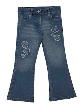 Jeans straight Ferrioni Kristin deslavado para bebé niña