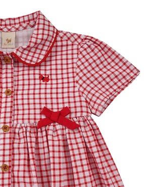 Vestido con calzón Ferrioni Esker manga regular para bebé niña