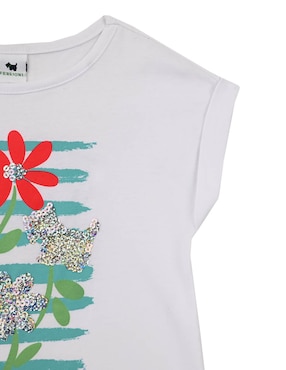 Playera Ferrioni Gryzia manga corta para bebé niña