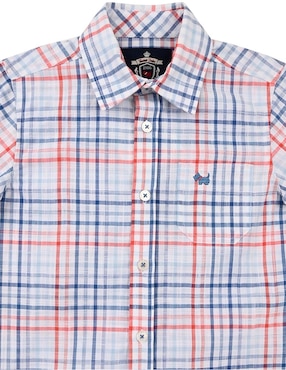 Camisa casual Ferrioni Lovari de algodón manga larga para bebé niño