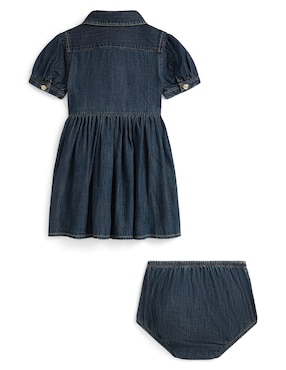 Vestido con calzón Polo manga globo para bebé niña