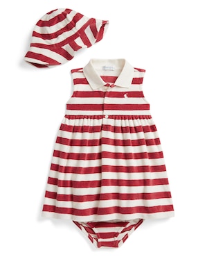 Conjunto Polo de algodón para bebé niña
