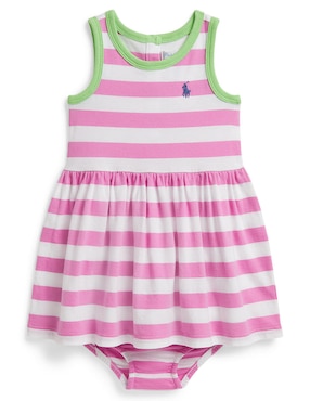 Vestido con calzón Polo para bebé niña