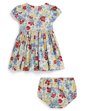 Vestido Polo manga regular para bebé niña