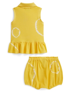 Conjunto Polo de algodón para bebé niña