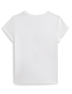 Playera Polo manga corta para bebé niña