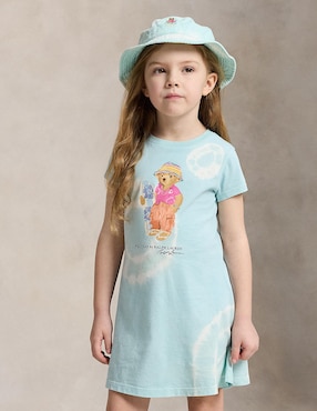 Vestido Polo manga regular para bebé niña
