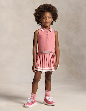 Falda short Polo para bebé niña
