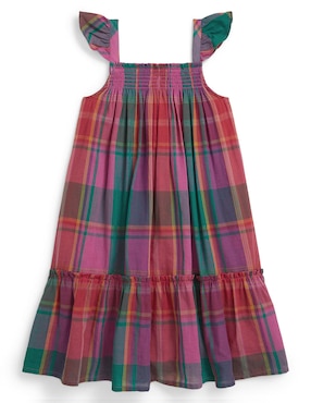 Vestido Polo manga tulipán para bebé niña