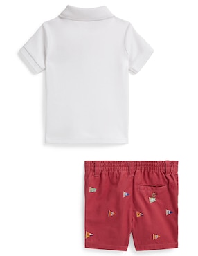 Conjunto Polo de algodón para bebé niño