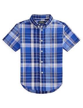Camisa casual Polo de algodón manga corta para bebé niño