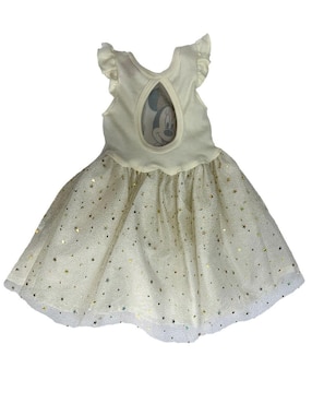 Vestido Disney manga volantes para niña