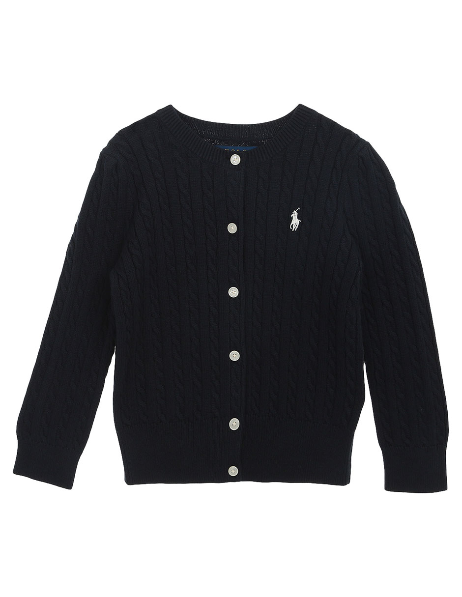 Suéter trenzado Polo Ralph Lauren para bebé niña Suéter trenzado Polo Ralph Lauren para bebé niña