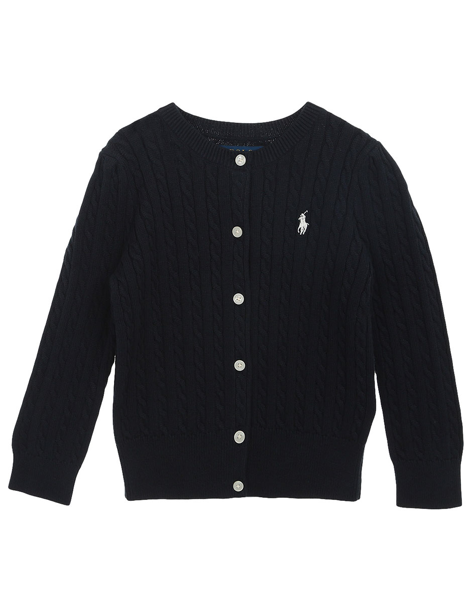Suéter trenzado Polo Ralph Lauren para bebé niña Suéter trenzado Polo Ralph Lauren para bebé niña